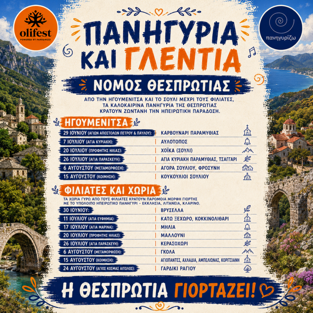 06/08: Festivals and Celebrations in Thesprotia Prefecture- Frosyni