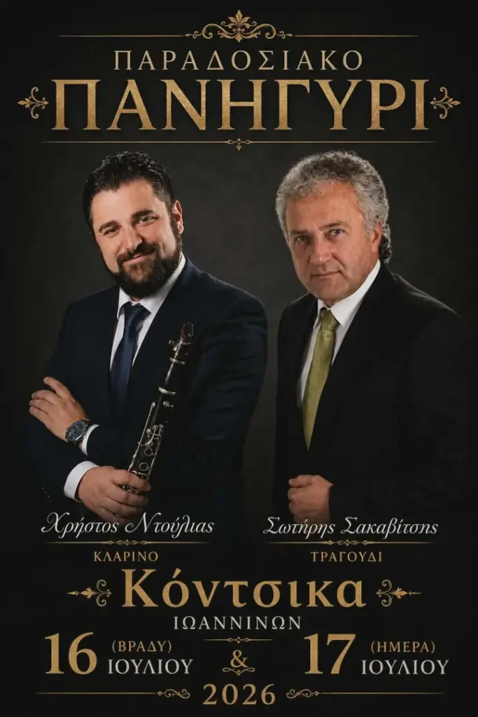 17/07: Κόντσικα Ιωαννίνων: Παραδοσιακό Πανηγύρι