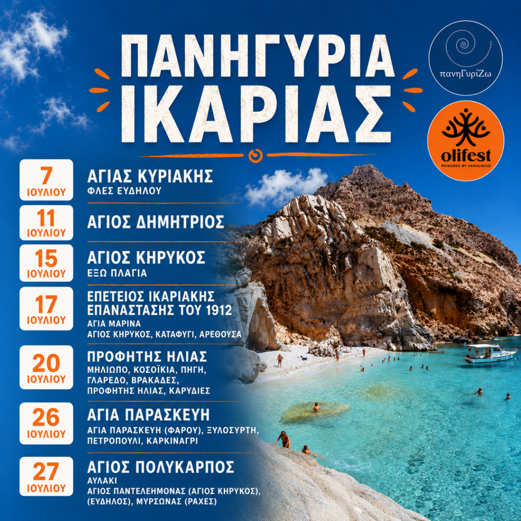 17/07: Ikarian Panigyria: The Ultimate Summer Gathering- Katafygi